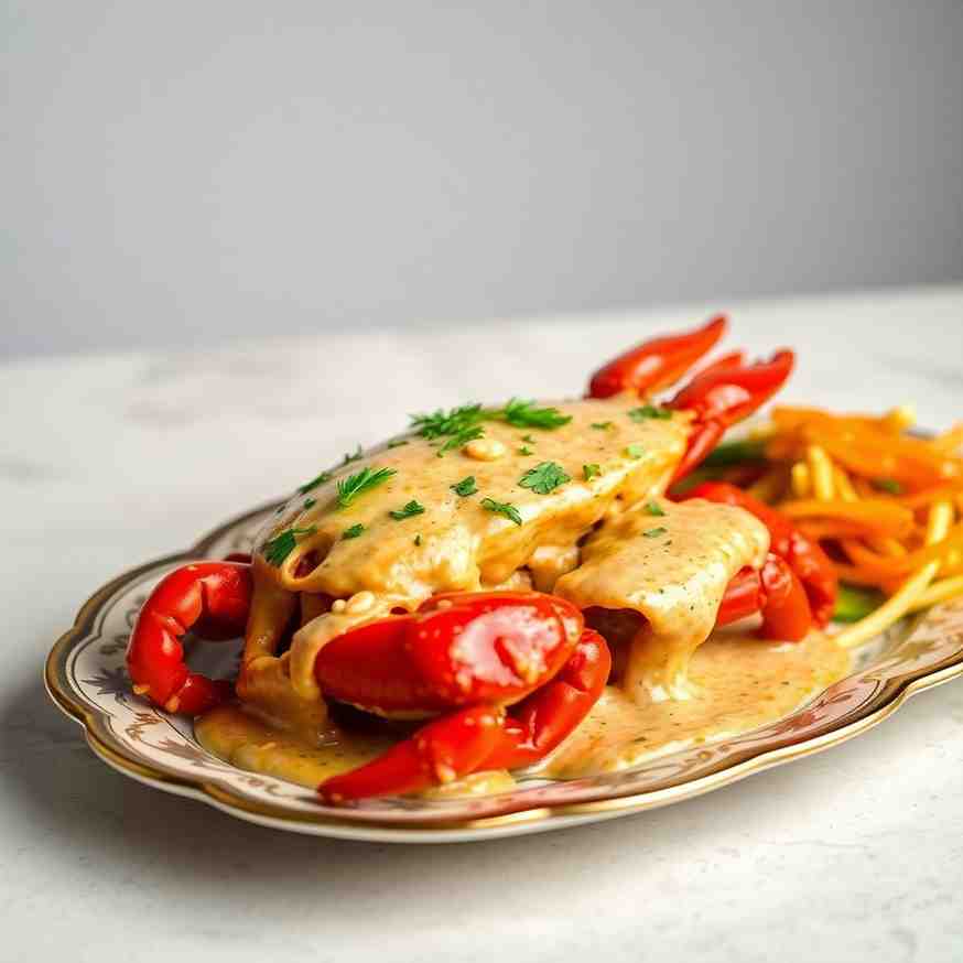Ago Glain Crab with Peanut Sauce Recipe